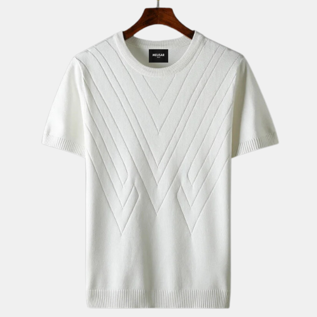 Camiseta Hombre Clásica Cuello Redondo