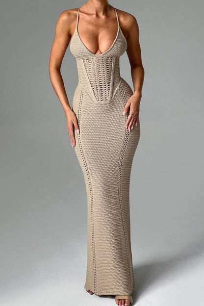 Vestido de mujer con encaje floral