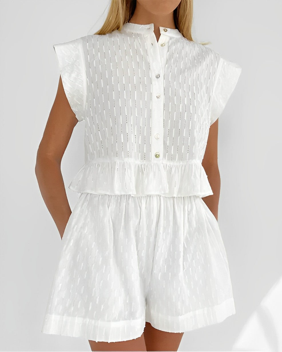 Conjunto Mujer Texturizado Elegante