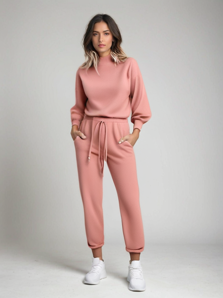 Pantalón y sudadera deportiva femenina cómoda - Vestiria