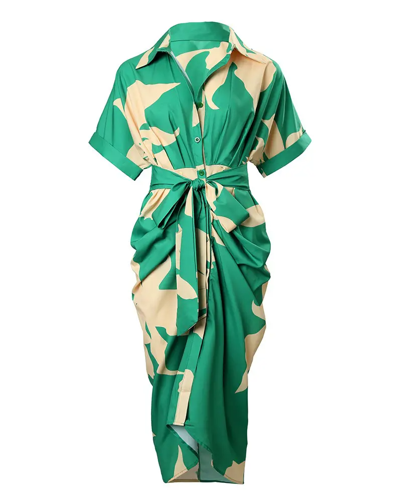 Vestido corto de encaje floreado - Vestiria