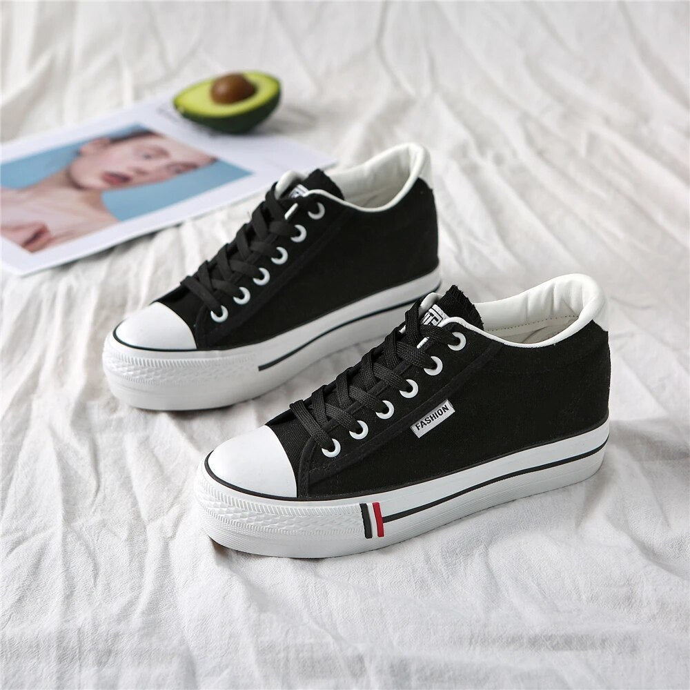 Zapatillas Plataforma Mujer Suela Detallada Elegantes