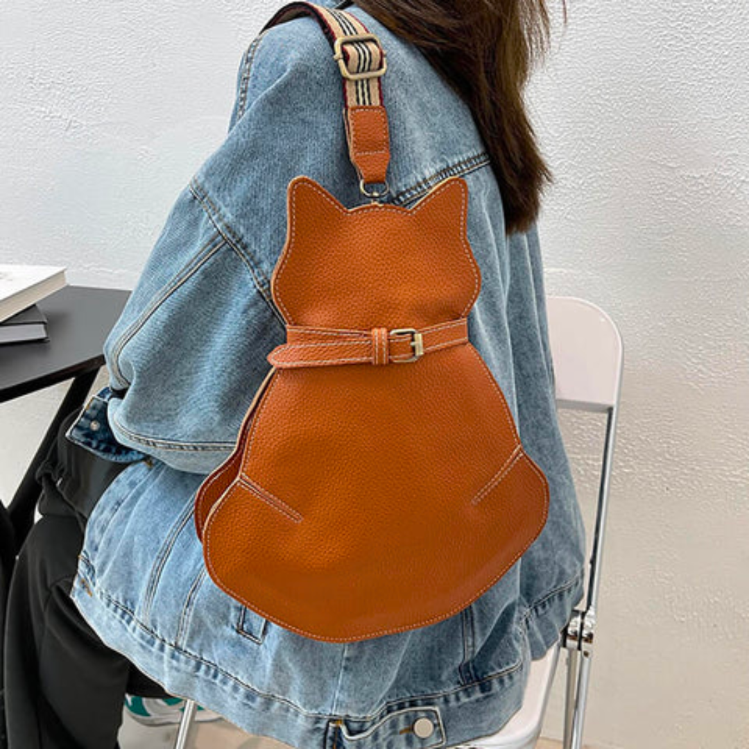Bolso Gato Piel Suave Original