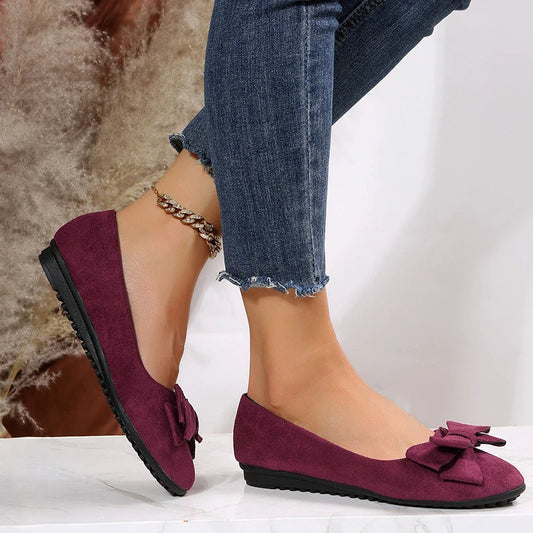 Zapatos bailarinas Mujer con Lazo Elegantes - Vestiria