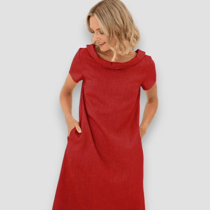 Vestido Verano A-Línea Elegante Mujer
