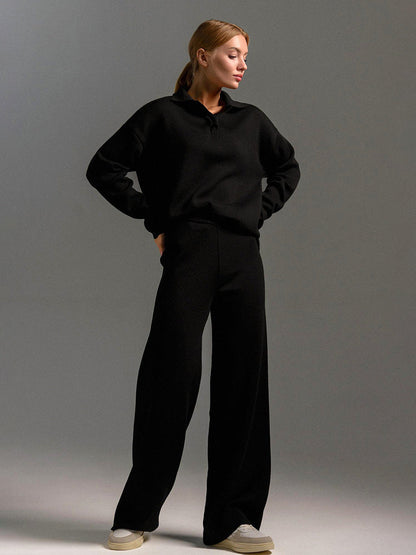 Pantalón y Jersey de Punto Suave Mujer