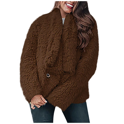 Abrigo Teddy Suave y Acogedor Mujer