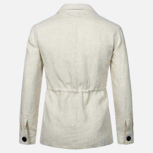 Chaqueta Hombre Clásica con Bolsillos y Cierre Botones - Vestiria
