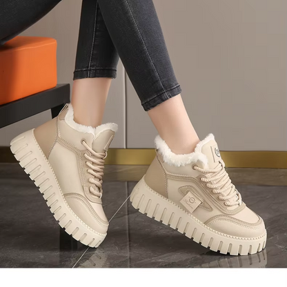 Botas Mujer Invierno Estampado Logo Elegantes