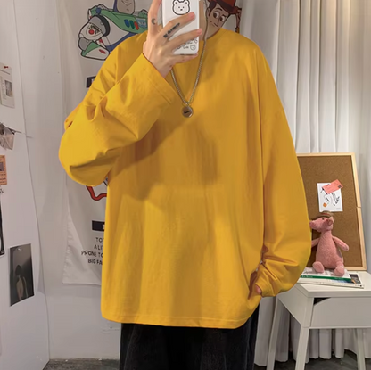 Camisa Grande Manga Larga Confortable