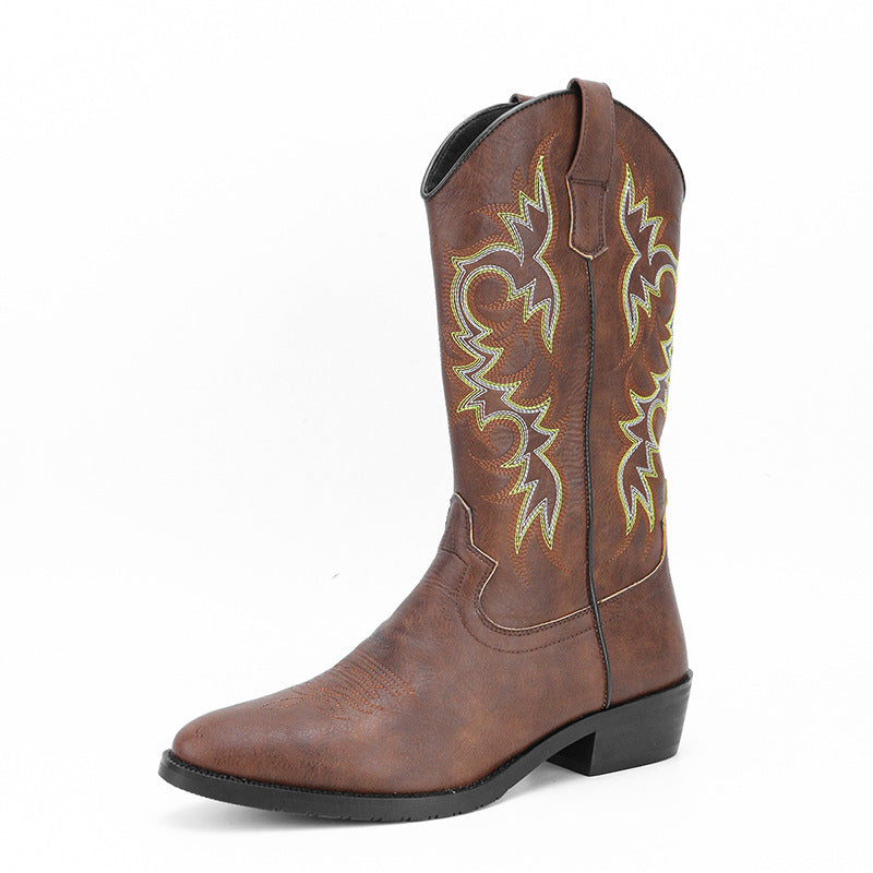 Botas Hombre Estilo Clásico con Bordados