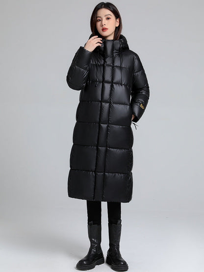 Chaqueta Acolchada Mujer Abajo Larga Invierno
