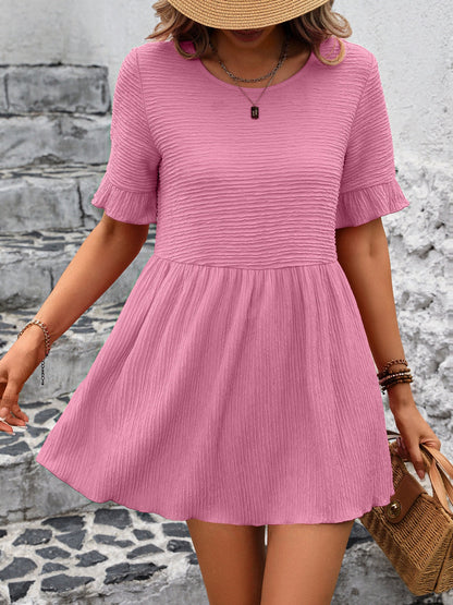 Blusa Ligera de Verano con Volante Feminino