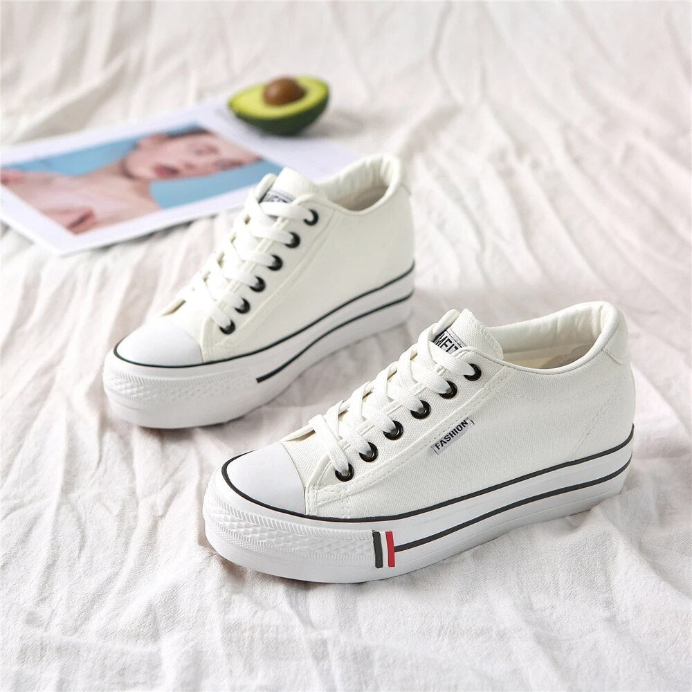 Zapatillas Plataforma Mujer Suela Detallada Elegantes