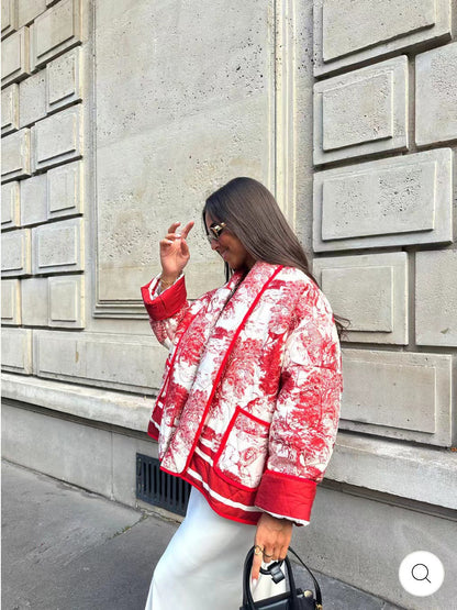 Chaqueta de abrigo Bambi estampado divertido