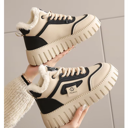 Botas Mujer Invierno Estampado Logo Elegantes