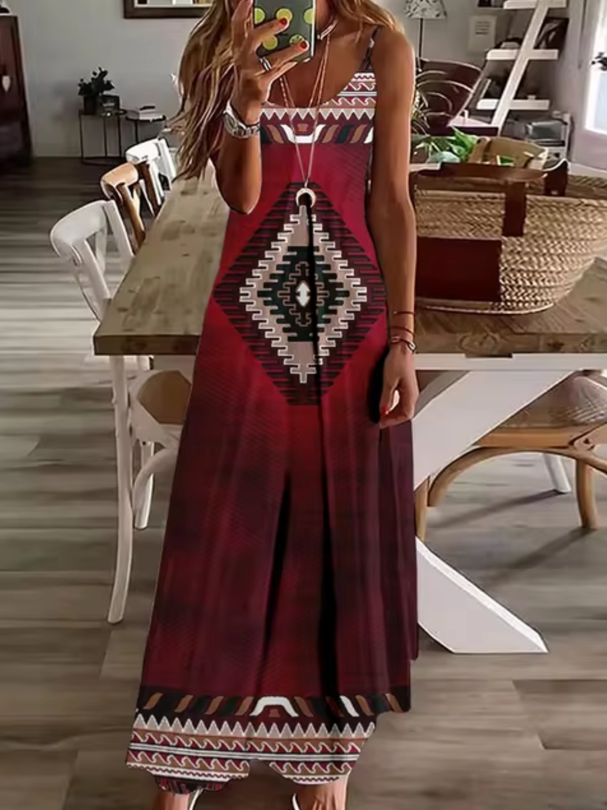 Vestidos Boho Grande Estilo Retro