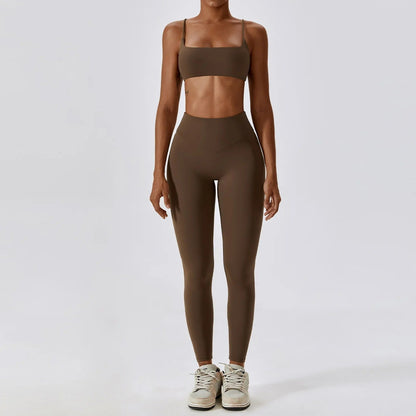 Pantalones y Top de Yoga para Mujer