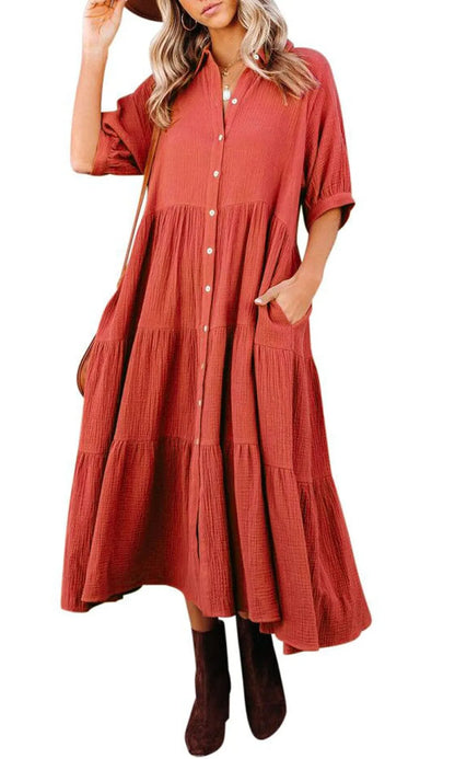 Vestido Playa Boho Ligero y Fresco