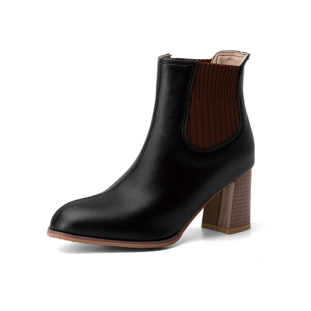 Botas Mujer Elásticas Diseño Geométrico