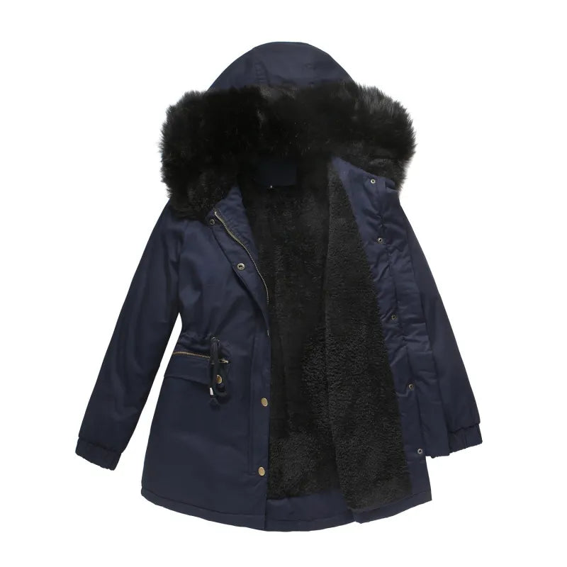 Chaquetón de algodón mujer cálido