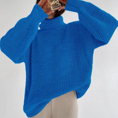 Jersey Punto Cuello Alto Mujer