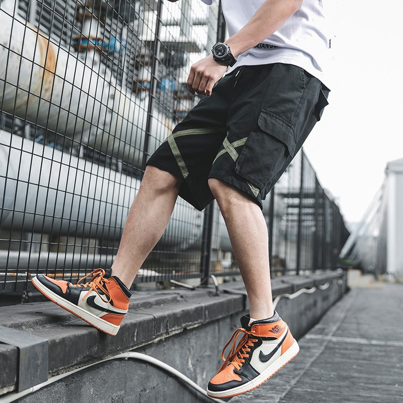 Pantalones cortos cargo cómodos hombres - Vestiria