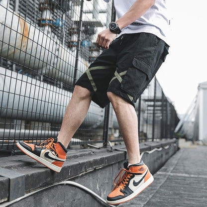Pantalones cortos cargo cómodos hombres - Vestiria