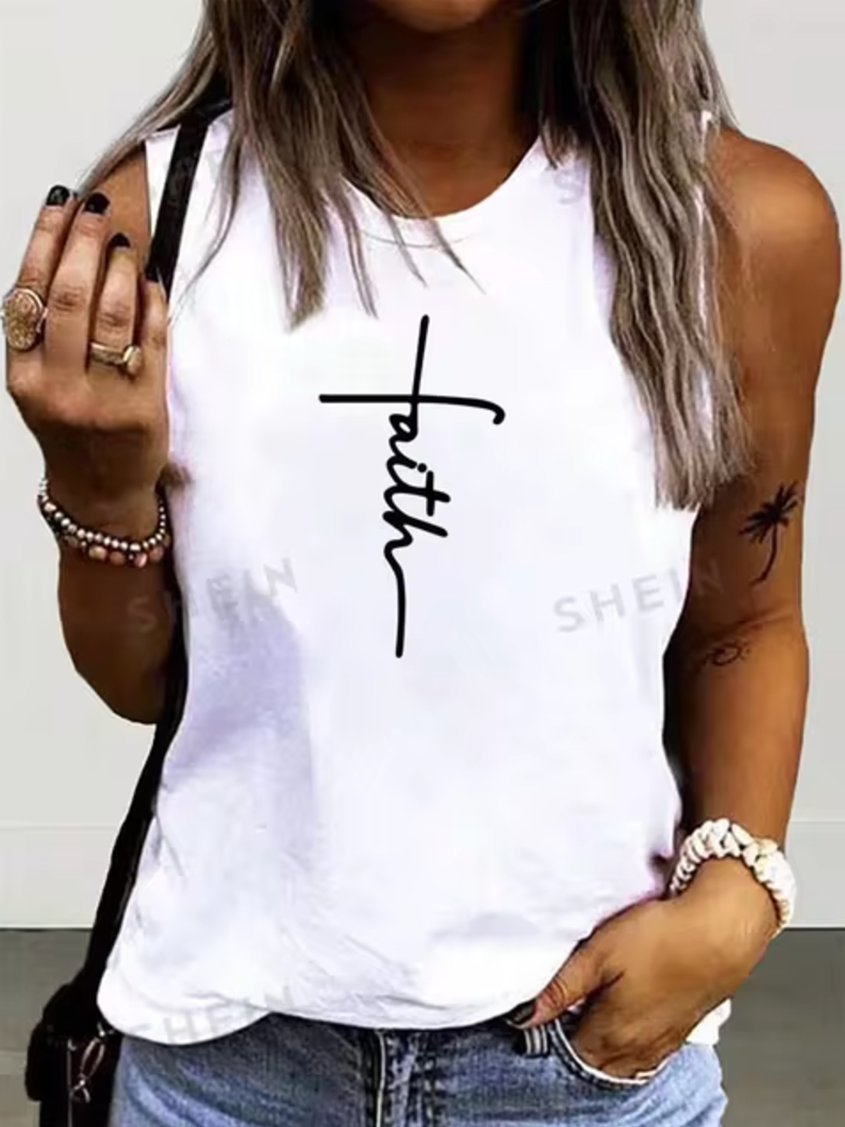 Camiseta Algodón Sin Mangas Verano