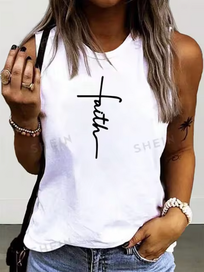 Camiseta Algodón Sin Mangas Verano