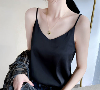 Conjunto Tops Satén Sedoso Mujer - Vestiria