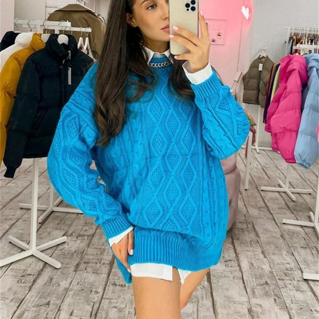 Vestido Punto Suave y Amplio