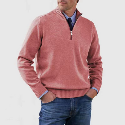 Suéter Hombre Cuello Alto Cremallera