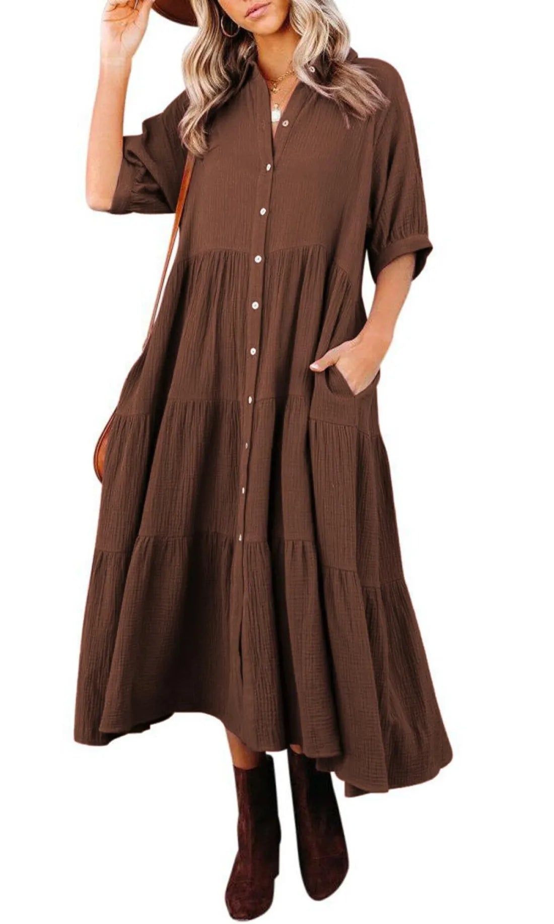 Vestido Playa Boho Ligero y Fresco