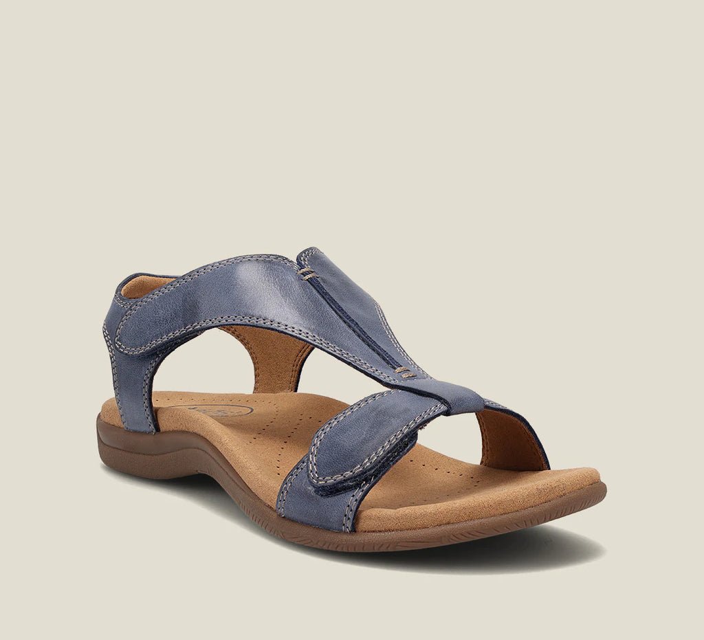 Sandalias de piel cómodas y transpirables