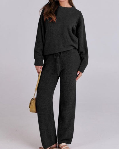 Conjunto Jersey y Pantalón Polar Abrigado