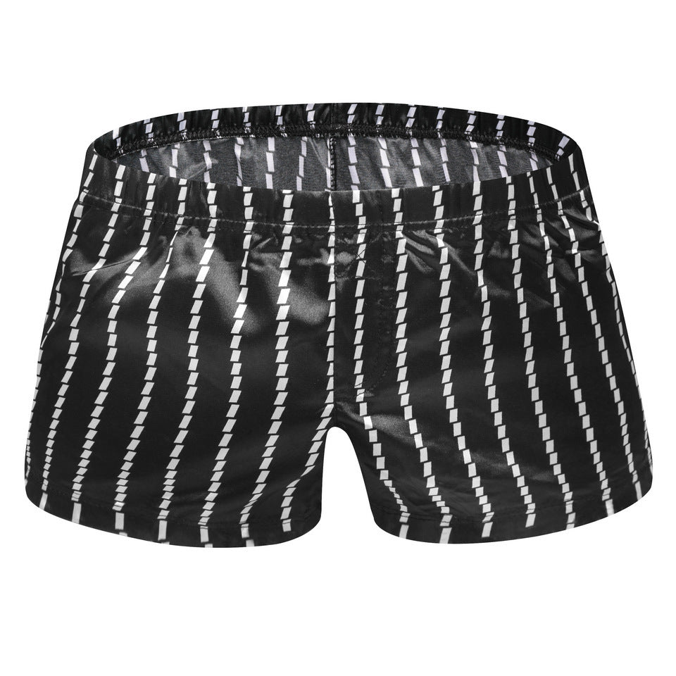Pantalones cortos playa hombre estampado rayas