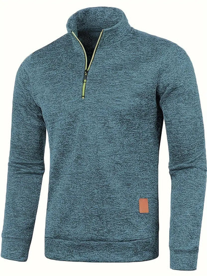 Sudadera Hombre Cremallera Minimalista