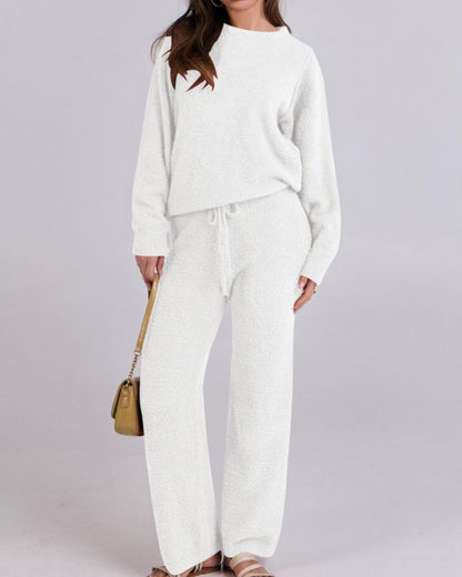 Conjunto Jersey y Pantalón Polar Abrigado
