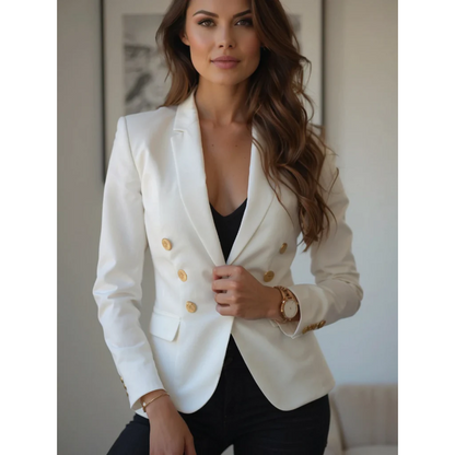 Chaqueta Mujer Algodón Elegante Clásica