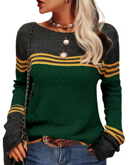 Jersey de punto ajustado elegante mujer
