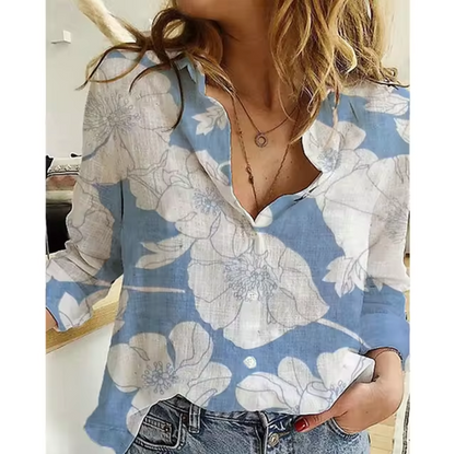 Blusa Florales Estilo Mujer