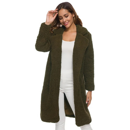 Abrigo Teddy Cálido Mujer Invierno