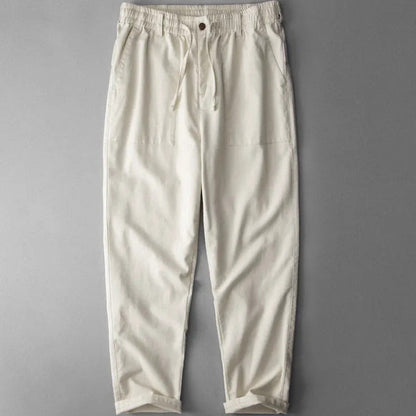 Pantalón lino fresco y cómodo hombre verano - Vestiria
