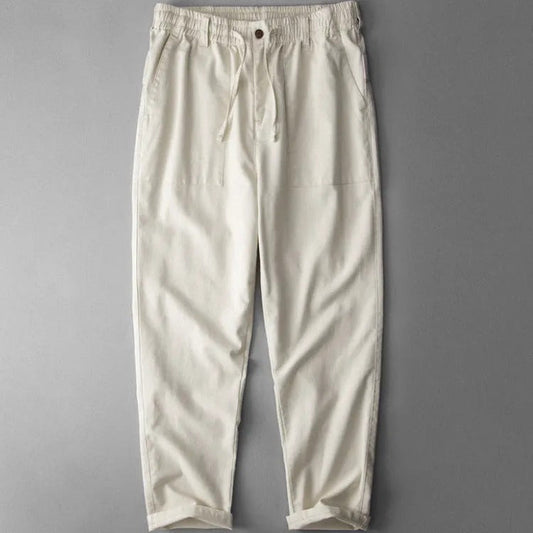 Pantalón lino fresco y cómodo hombre verano - Vestiria