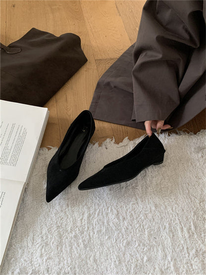 Zapatos Mujer Puntera Fina Elegantes
