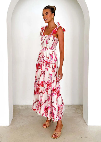 Vestido Verano Ligero con Tirantes Elásticos