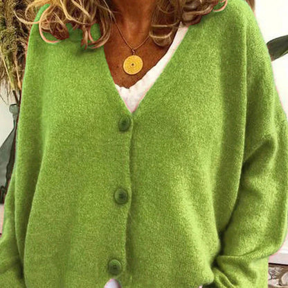 Cárdigan Mujer Clásico Escote en V