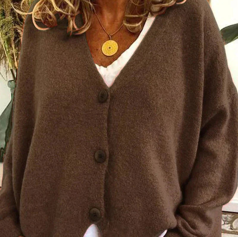 Cárdigan Mujer Clásico Escote en V