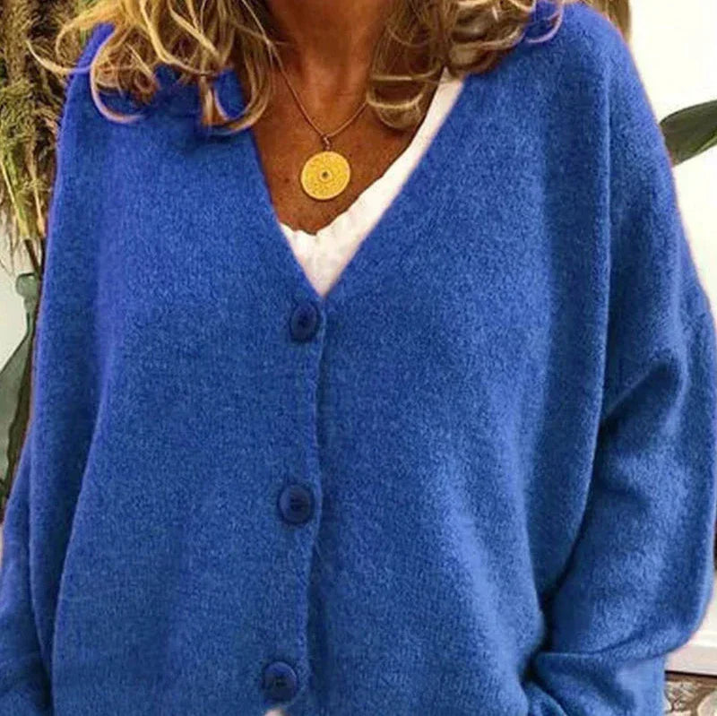 Cárdigan Mujer Clásico Escote en V